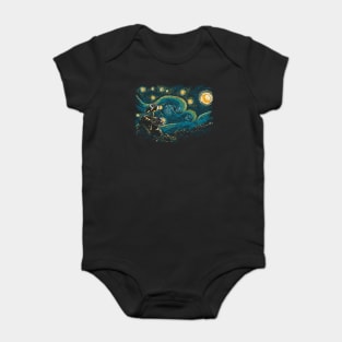 Starry Robot Baby Bodysuit